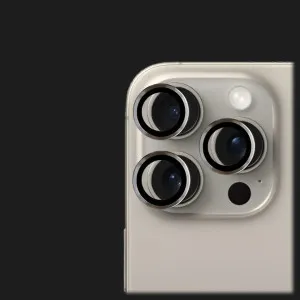Захисне скло 9:42 для камери iPhone 15 Pro/15 Pro Max (Natural Titanium) в Хмельницькому