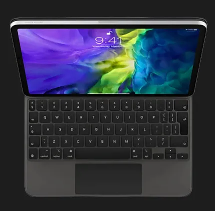 Клавіатура Magic Keyboard для iPad Pro 11, iPad Air (4/5/6th gen) (Black) (MXQT2)