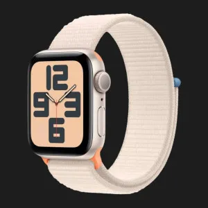 Apple Watch SE 2 40mm Starlight Aluminum Case with Starlight Sport Loop (MR9W3) 2023