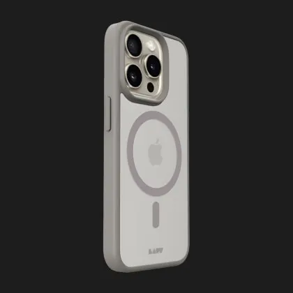 Чохол LAUT Protect HUEX MagSafe для iPhone 15 Pro (Gray)