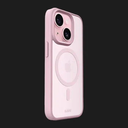 Чохол LAUT Protect HUEX MagSafe для iPhone 15 (Pink)
