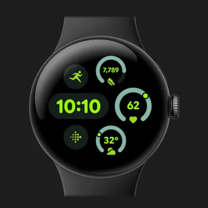 Cмарт-годинник Google Pixel Watch 3 41mm LTE Matte Black Aluminum Case/Obsidian Active Band в Черкасах