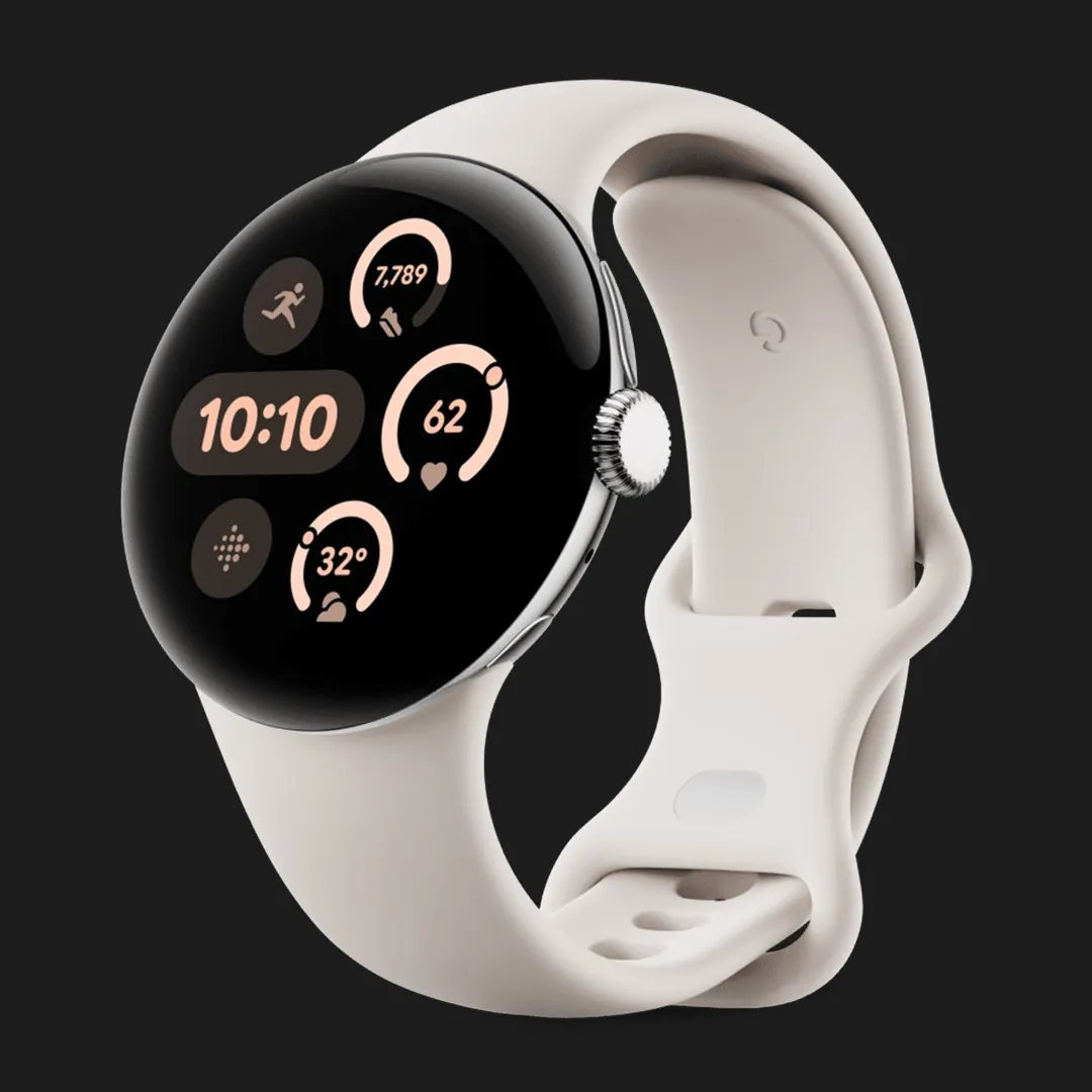 Cмарт-годинник Google Pixel Watch 3 41mm Wi-Fi Champagne Gold Aluminum Case/Hazel Active Band