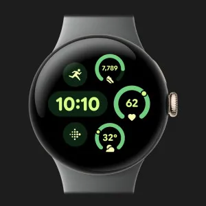 Cмарт-годинник Google Pixel Watch 3 41mm Wi-Fi Champagne Gold Aluminum Case/Hazel Active Band в Бродах