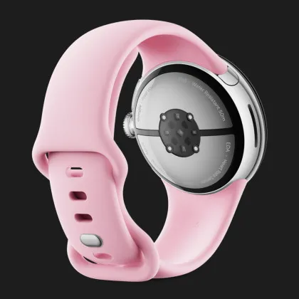 Cмарт-годинник Google Pixel Watch 3 41mm Wi-Fi Polished Silver Aluminum Case/Rose Quartz Active Band в Черкасах