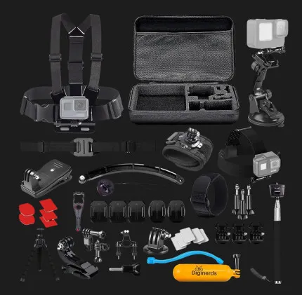 Набор аксессуаров для экшн камеры 50 в 1 для GoPro