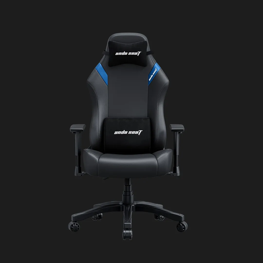 Крісло ігрове Anda Seat Luna Size L (Black/Blue) (UA)