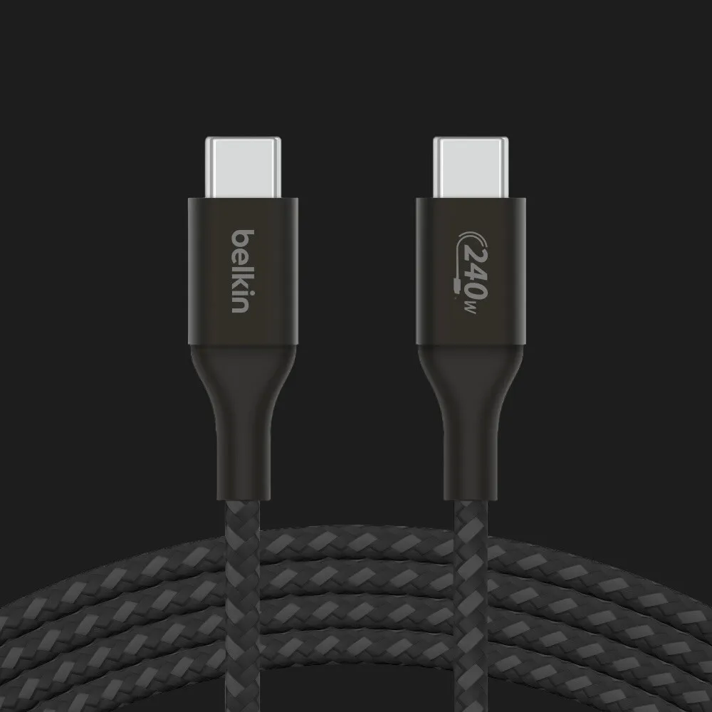 Кабель Belkin Braided USB-C 240W 1m (Black)