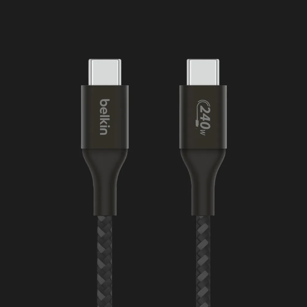 Кабель Belkin Braided USB-C 240W 1m (Black)