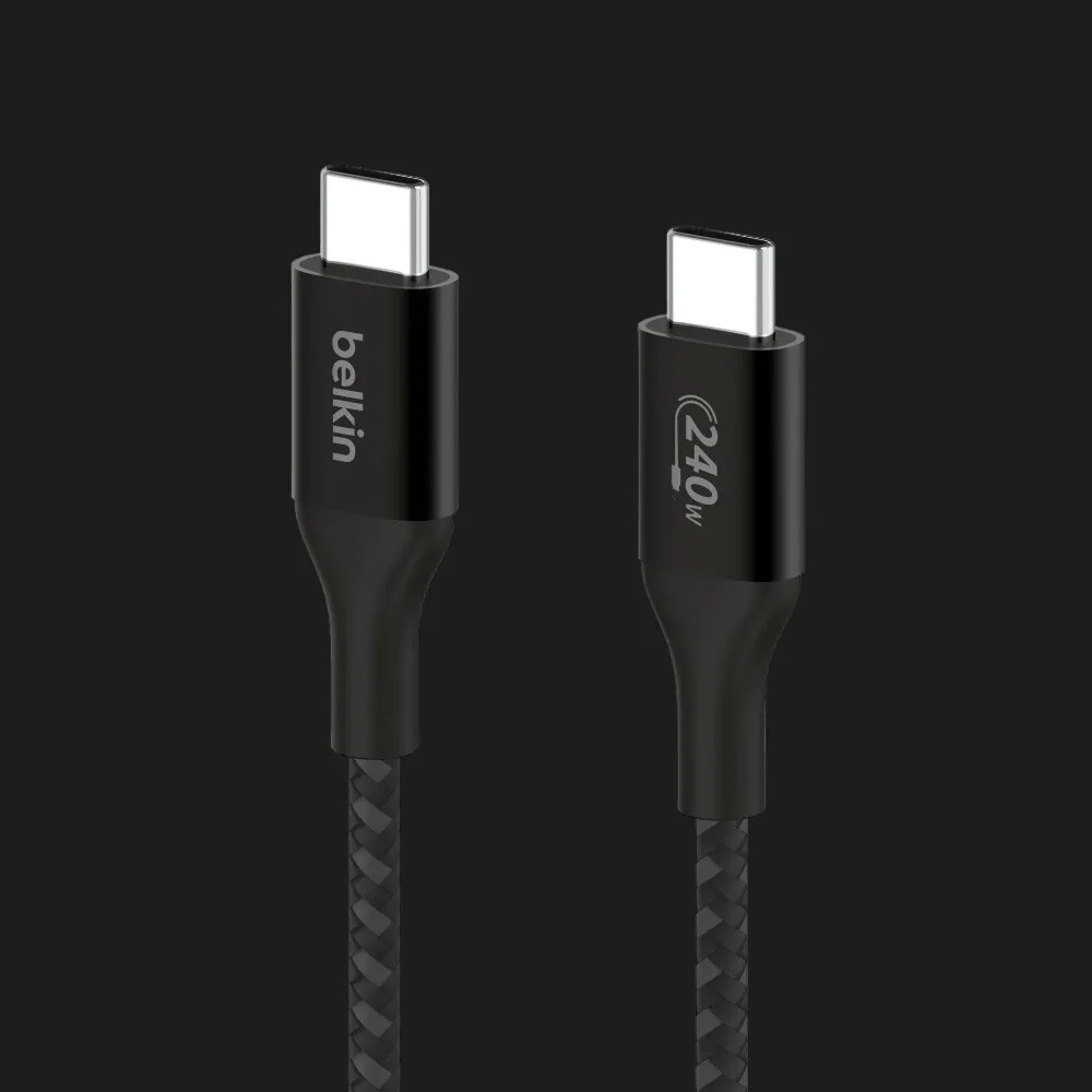 Кабель Belkin Braided USB-C 240W 1m (Black)