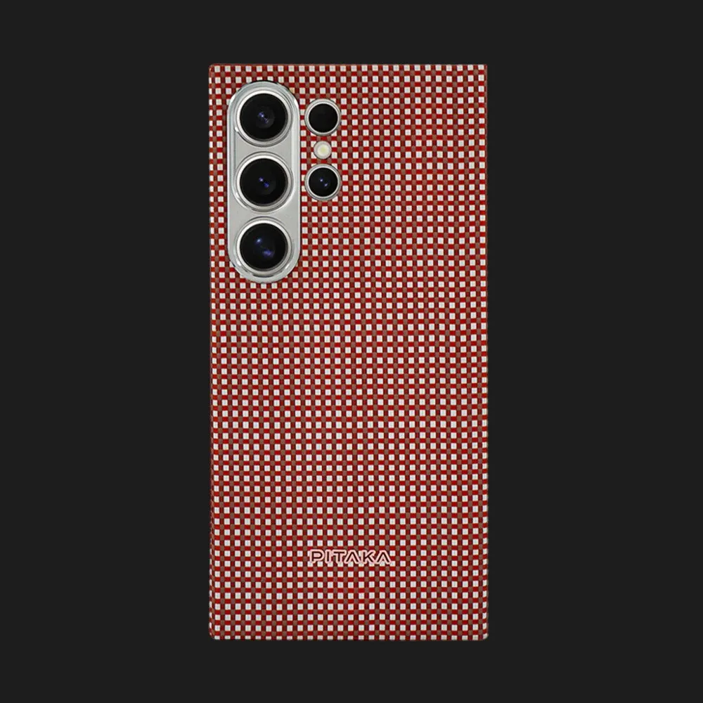 Чехол Pitaka MagEz Case 4 для Samsung Galaxy S24 Ultra (Bonfire)