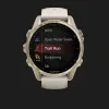 Garmin Fenix 8 43mm AMOLED Sapphire Soft Gold with Fog Gray/Dark Sandstone Silicone Band