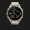 Garmin Fenix 8 43mm AMOLED Sapphire Soft Gold with Limestone Leather Band