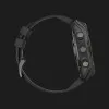 Garmin Fenix 8 51mm AMOLED Sapphire Carbon Gray DLC Titanium with Black/Pebble Gray Silicone Band (010-02905-20/21)