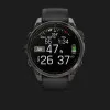 Garmin Fenix 8 47mm AMOLED Sapphire Carbon Gray DLC Titanium with Black/Pebble Gray Silicone Band