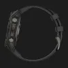 Garmin Fenix 8 47mm AMOLED Sapphire Carbon Gray DLC Titanium with Black/Pebble Gray Silicone Band