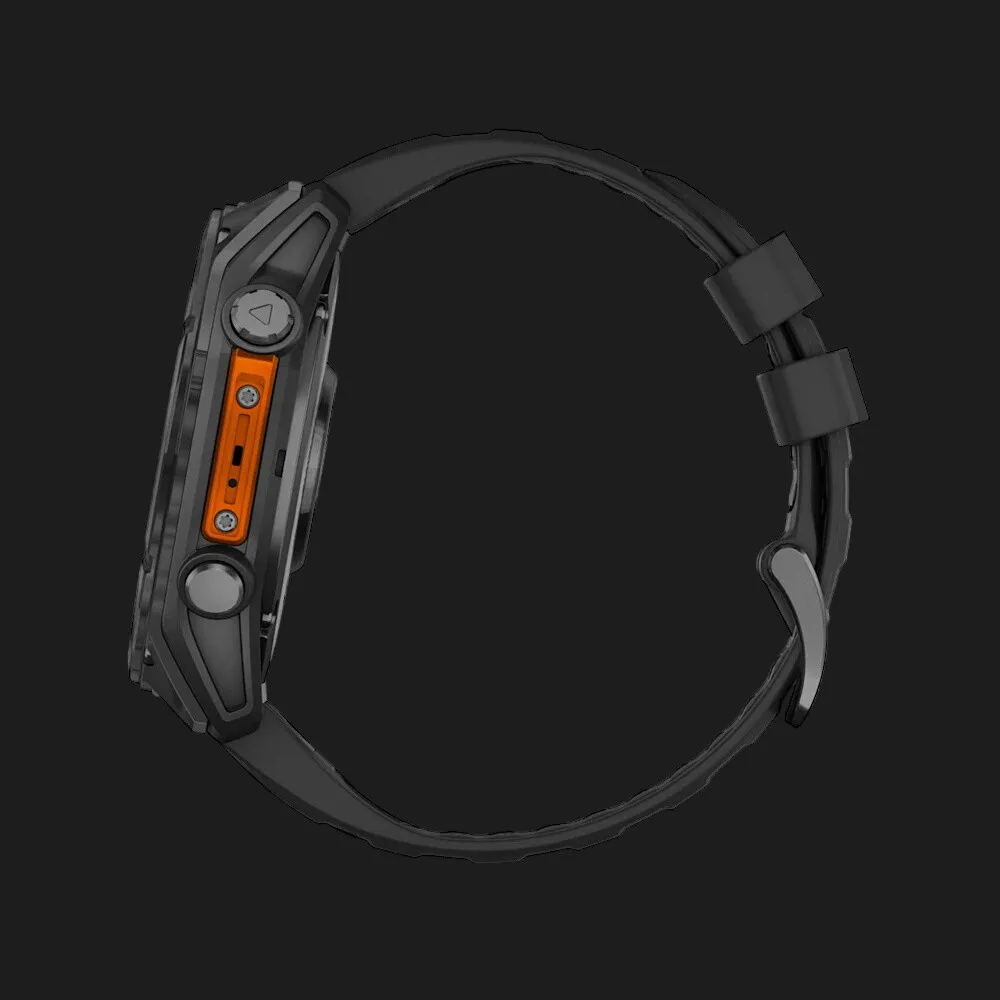 Garmin Fenix 8 51mm AMOLED Slate Gray with Black Silicone Band (010-02905-00)
