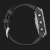 Garmin Fenix E 47mm AMOLED Stainless Steel with Black Silicone Band