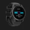 Garmin Fenix E 47mm AMOLED Slate Gray Steel with Black Silicone Band