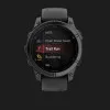 Garmin Fenix E 47mm AMOLED Slate Gray Steel with Black Silicone Band