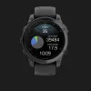 Garmin Fenix E 47mm AMOLED Slate Gray Steel with Black Silicone Band