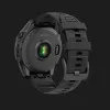 Garmin Fenix E 47mm AMOLED Slate Gray Steel with Black Silicone Band