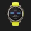 Garmin Fenix 8 51mm Solar Sapphire Titanium with Amp Yellow/Graphite Silicone Band