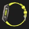 Garmin Fenix 8 47mm Solar Sapphire Titanium with Amp Yellow/Graphite Silicone Band