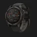 Garmin Fenix 8 47mm Solar Sapphire Carbon Gray DLC Titanium with Black/Pebble Gray Silicone Band