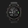 Garmin Fenix 8 47mm Solar Sapphire Carbon Gray DLC Titanium with Black/Pebble Gray Silicone Band