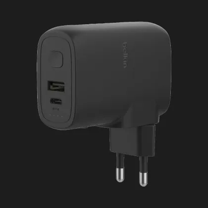 Зарядное устройство Belkin 25W + Power Bank, USB-A/USB-C (5000mAh) (Black) в Полтаве