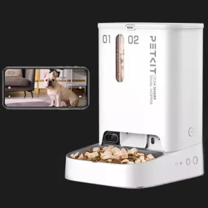 Смарт годівниця PETKIT YUMSHARE DUAL-HOPPER with Camera (White) в Чернівцях
