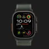 Apple Watch Ultra 2 49mm GPS + LTE Black Titanium Case with Green Trail Loop S/M (MYTJ3, MYQ33)