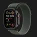 Apple Watch Ultra 2 49mm GPS + LTE Black Titanium Case with Green Trail Loop S/M (MYTJ3, MYQ33)