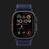 Apple Watch Ultra 2 49mm GPS + LTE Black Titanium Case with Blue Trail Loop S/M (MYTJ3, MYQ73)