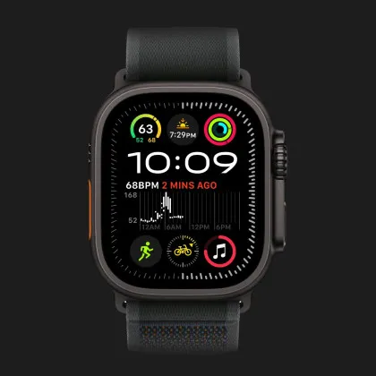 Apple Watch Ultra 2 49mm GPS + LTE Black Titanium Case with Black Trail Loop M/L (MX4V3) (Уцінка) у Запоріжжі