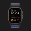 Apple Watch Ultra 2 49mm GPS + LTE Black Titanium Case with Navy Alpine Loop Medium (MYTF3, MYPX3)