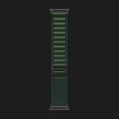 Apple Watch Ultra 2 49mm GPS + LTE Black Titanium Case with Dark Green Alpine Loop Medium (MX4R3) у Запоріжжі