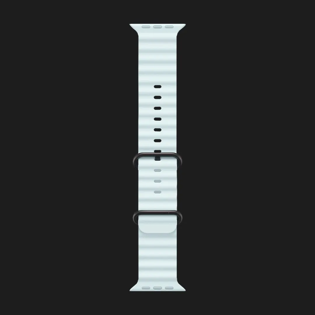 Apple Watch Ultra 2 49mm GPS + LTE Black Titanium Case with Ice Blue Ocean Band (MYTC3, MYP83)