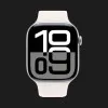 Apple Watch Series 10 42mm Silver Aluminum Case with Light Blush Sport Band