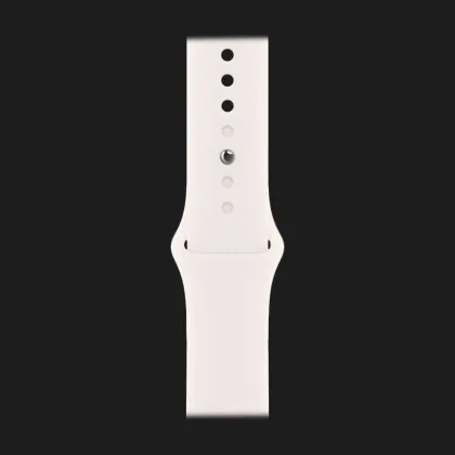 Apple Watch Series 10 42mm Silver Aluminum Case with Light Blush Sport Band