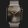 Apple Watch Series 10 GPS + LTE, 42mm Natural Titanium Case with Natural Milanese Loop