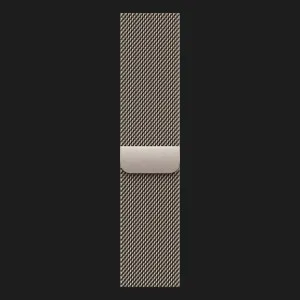 Apple Watch Series 10 GPS + LTE, 46mm Natural Titanium Case with Natural Milanese Loop (S/M) (MC7Q4)