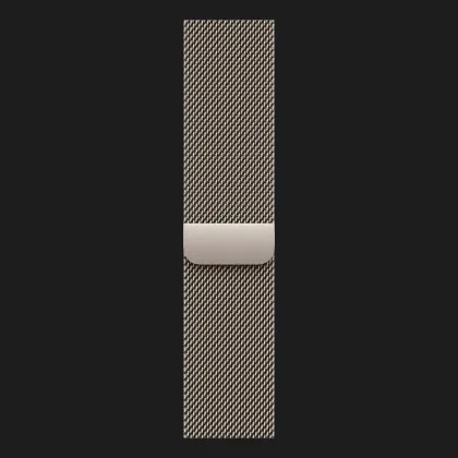 Apple Watch Series 10 GPS + LTE, 46mm Natural Titanium Case with Natural Milanese Loop (S/M)