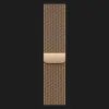 Apple Watch Series 10 GPS + LTE, 42mm Gold Titanium Case with Gold Milanese Loop