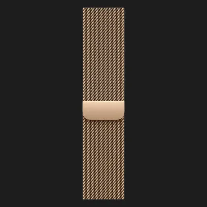 Apple Watch Series 10 GPS + LTE, 42mm Gold Titanium Case with Gold Milanese Loop