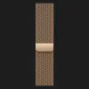 Apple Watch Series 10 GPS + LTE, 46mm Gold Titanium Case with Gold Milanese Loop (M/L)