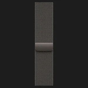 Apple Watch Series 10 GPS + LTE, 46mm Slate Titanium Case with Slate Milanese Loop (M/L) (MWYW3)