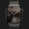 Apple Watch Series 10 GPS + LTE, 46mm Slate Titanium Case with Slate Milanese Loop (M/L) (MWYW3)