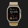 Apple Watch Ultra 2 49mm GPS + LTE Titanium Case with Tan Alpine Loop Medium (MX4F3)